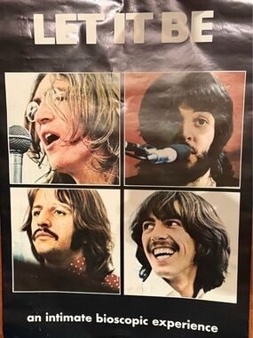 The Beatles Let It Be Poster